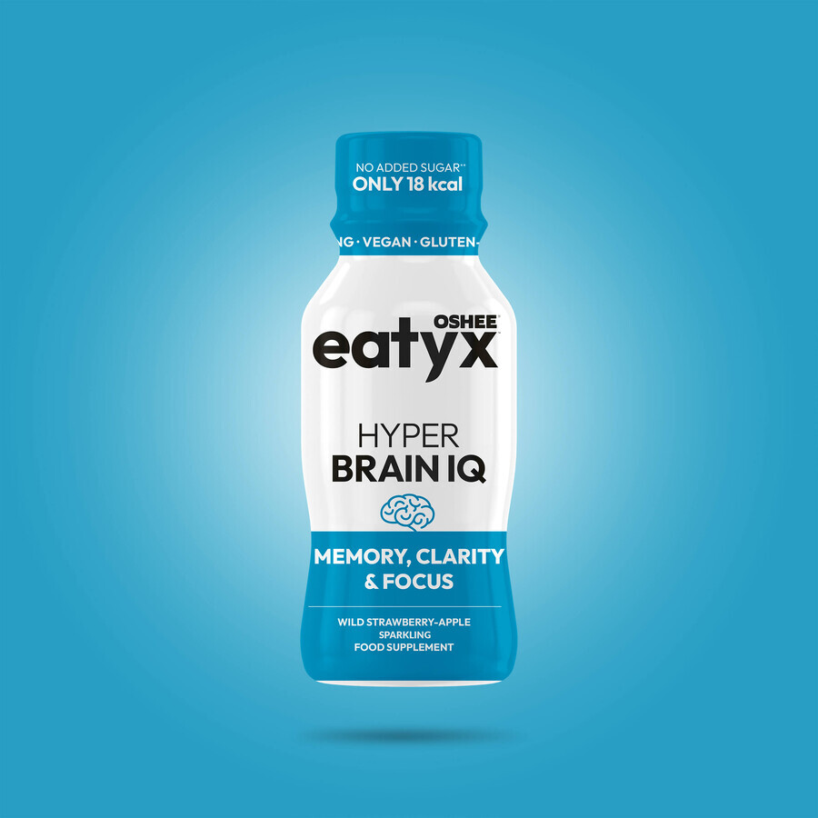 OSHEE Eatyx Eatyx Hyper Brain IQ Booster, goût fraise et pomme, 100 ml