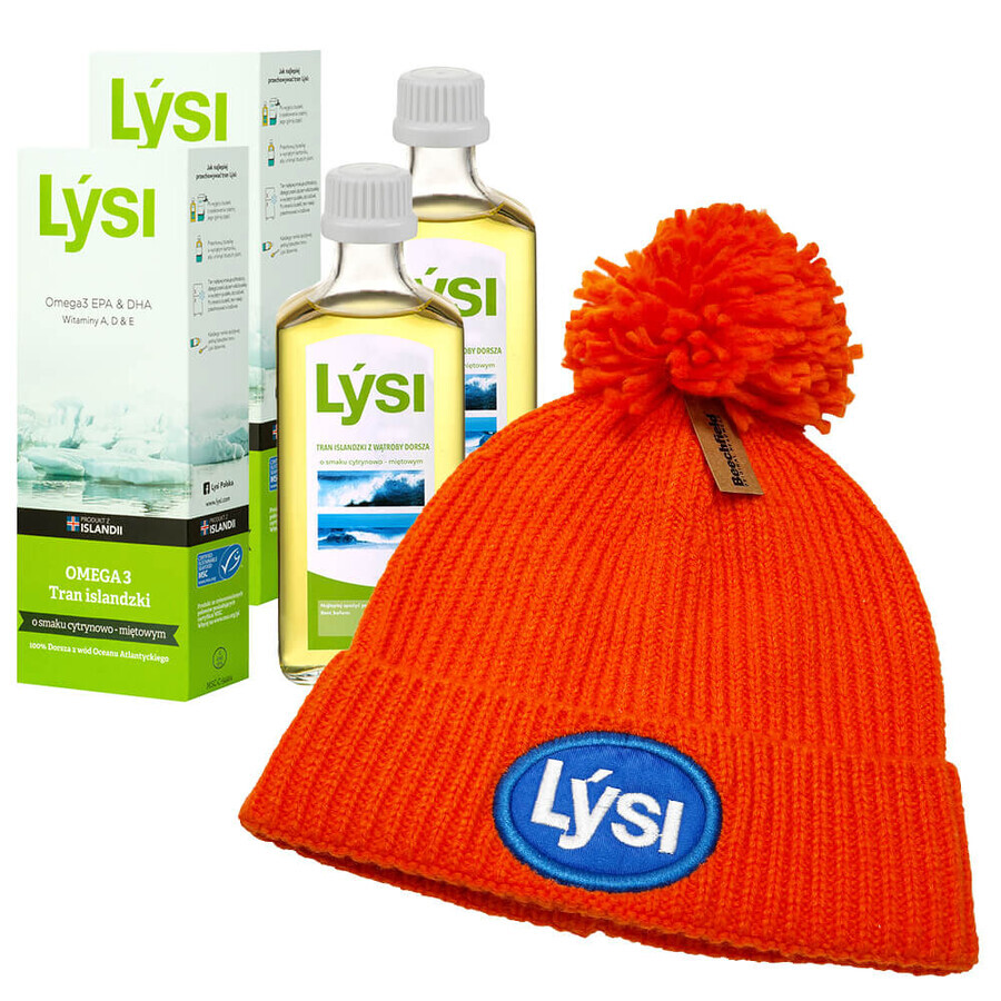 Lysi Icelandic Tranz set, goût citron et menthe, 2 x 240 ml + couvercle gratuit