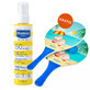 Mustela Sun Bebe Enfant-Famille, spray solaire pour le visage et le corps, SPF 50, 200 ml + raquettes de protection solaire gratuites