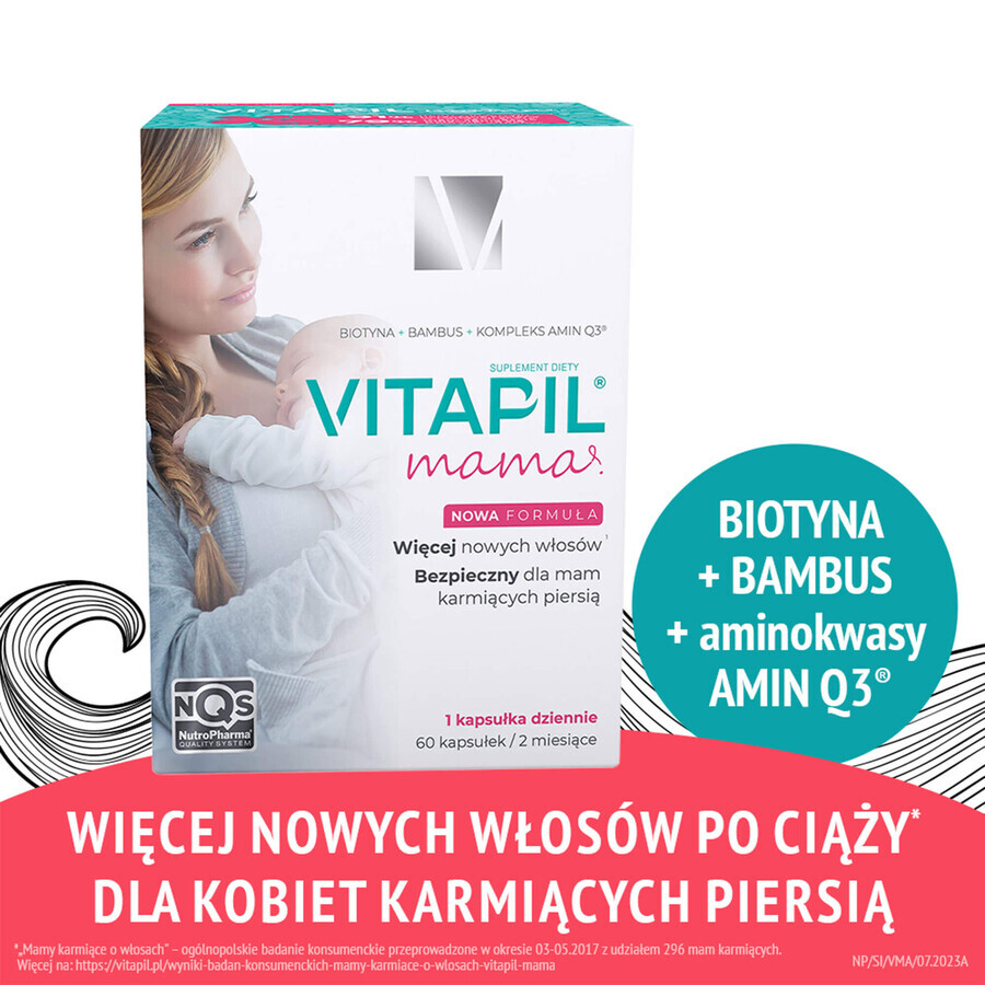 Vitapil Mum 2 x 60 gélules + pansement cosmétique gratuit