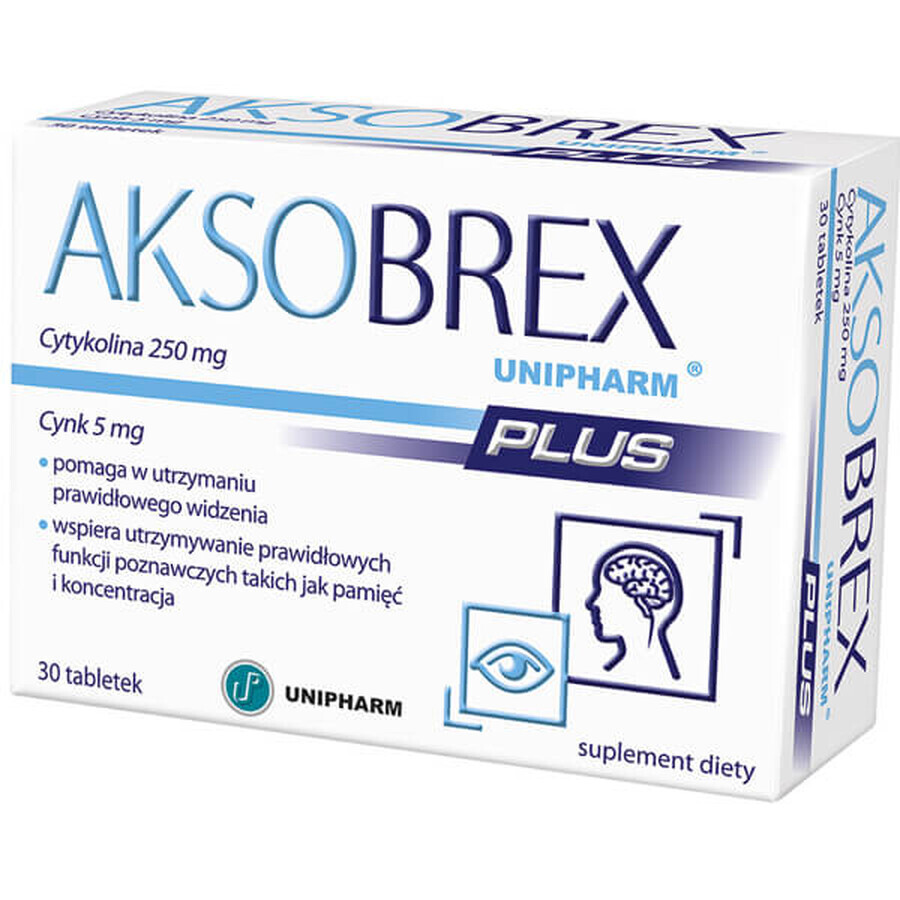 Aksobrex Unipharm Plus, 30 comprimés SHORT DATE