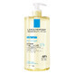 La Roche-Posay Lipikar AP+, huile d&#233;maquillante, lipides repulpants contre les irritations cutan&#233;es, 1 litre