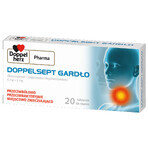 DoppelSept Throat 5 mg + 5 mg, 20 comprimés