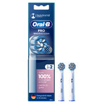 Oral-B Pro Sensitive Clean, embouts de remplacement pour brosse à dents électrique, 2 pièces