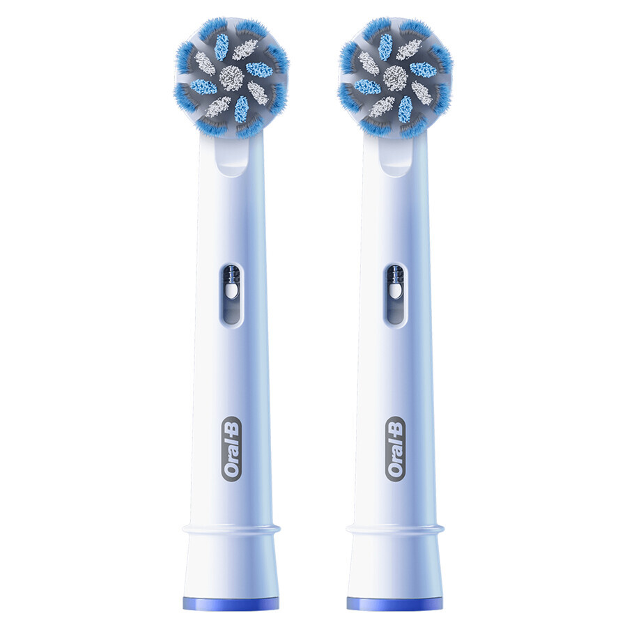 Oral-B Pro Sensitive Clean, embouts de remplacement pour brosse à dents électrique, 2 pièces