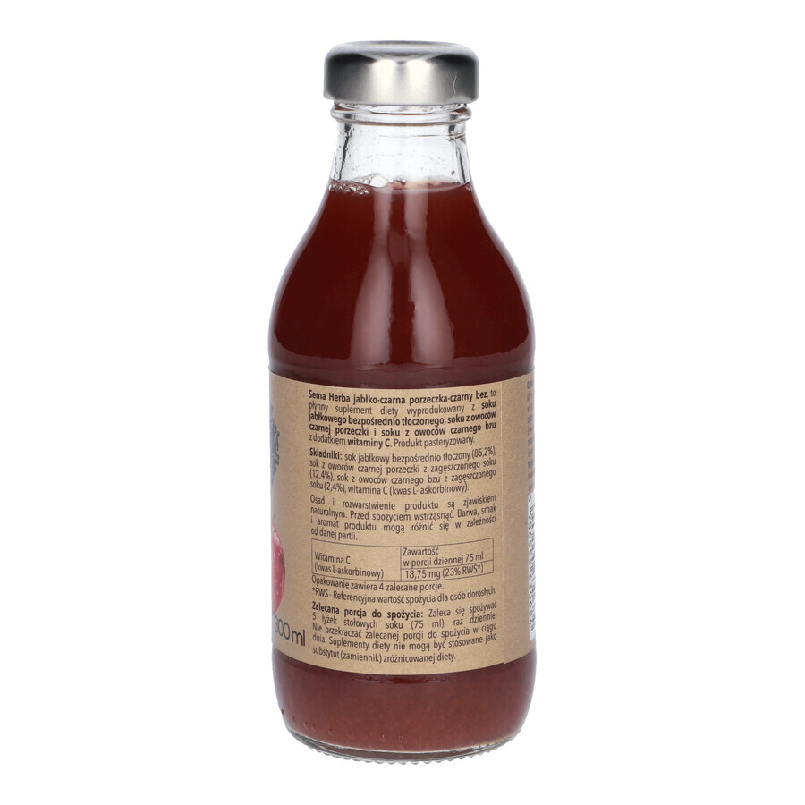 Sema Herb Apple Blackcurrant Blackcurrant Blackcurrant Blackcurrant, jus, 300 ml