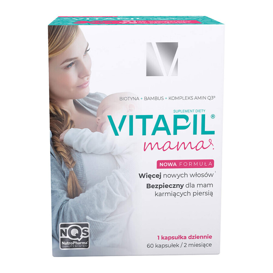 Vitapil Mama, 60 gélules + pansement cosmétique gratuit