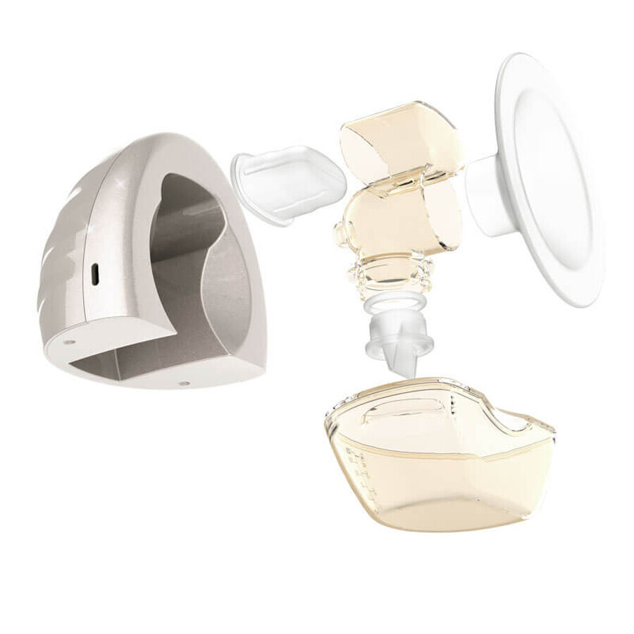 Neno Perla, electronic breast pump with three-phase housing