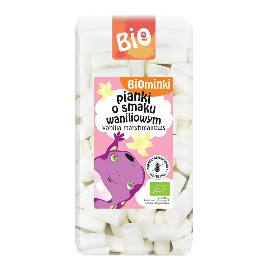 Biominki bio, guimauves à la vanille, 100 g