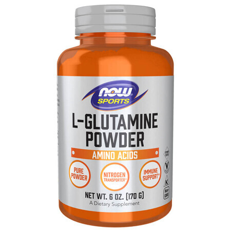 Now Sports L-Glutamine, poeder, 170 g