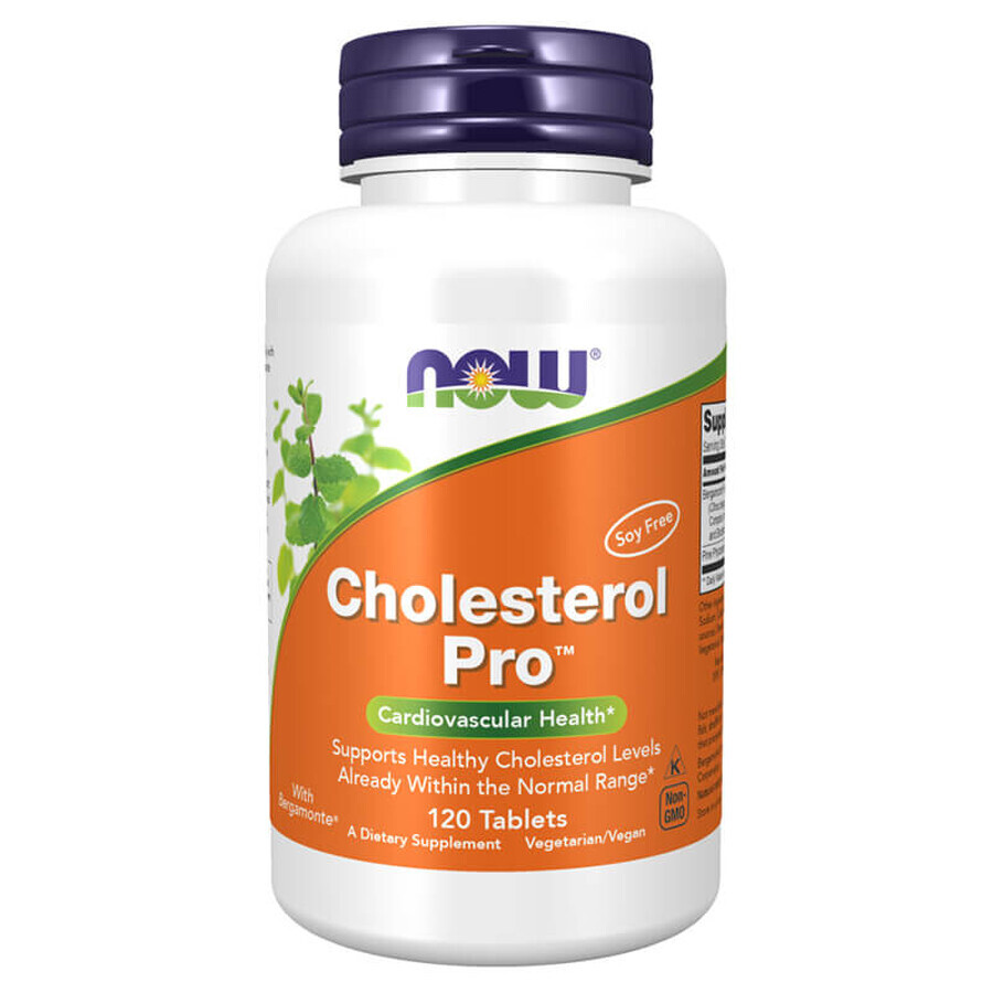 Now Foods Cholesterol Pro, 120 compresse vegane