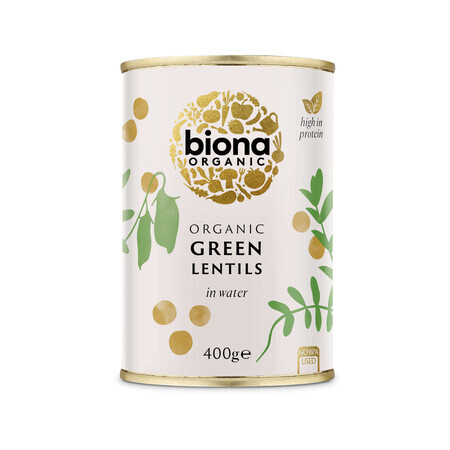 Lentilles vertes biologiques, 400 g, Biona