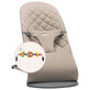 BabyBjorn Bliss Balan&#231;oire BabyBjorn Bliss avec barre de jouets incluse, 3,5 - 13 kg, Gris sable, BabyBjorn