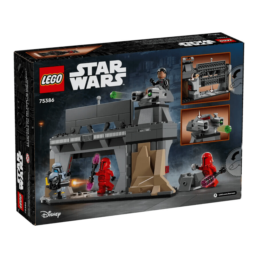 Strijd tussen Paz Vizsla en Moff Gideon, 7+ jaar, 75386, Lego Star Wars