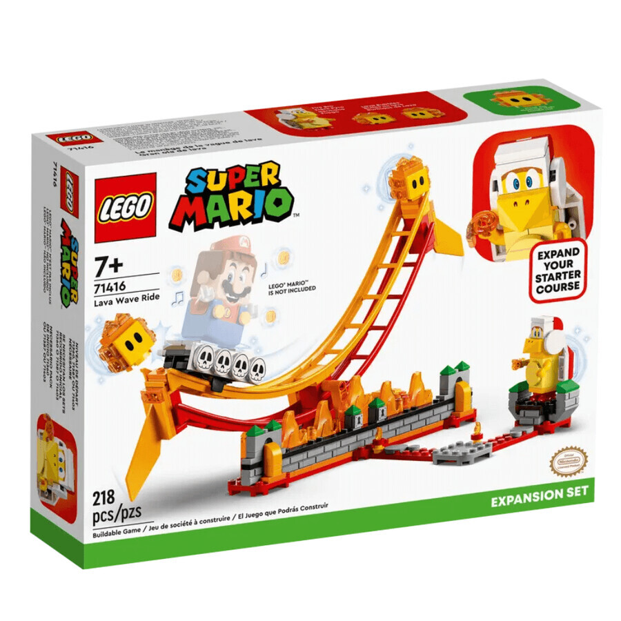 Ensemble d'extension Super Mario Lava Wave Ride, Lego