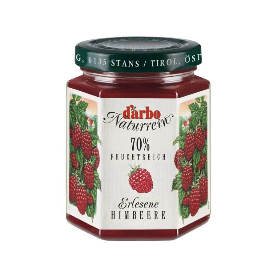 Confiture de framboises, 200 g, Darbo