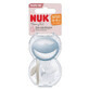 Set 2 sucettes en silicone Mummy Feel, 0-9 mois, Bleu, Nuk