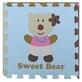 Puzzle Rugs Bear Bear Girl, 92 x 92 cm, +3 ans, Babygreat