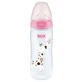 Butelka do karmienia z regulacją temperatury First Choice+, 6-18 miesięcy, 360 ml, różowa lub niebieska, Nuk