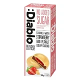 Biscuits fourrés à la fraise et au beurre de cacahuète, 100 g, Diablo
