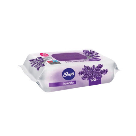 Lavender Wet Napkins, 120 pieces, Sleepy