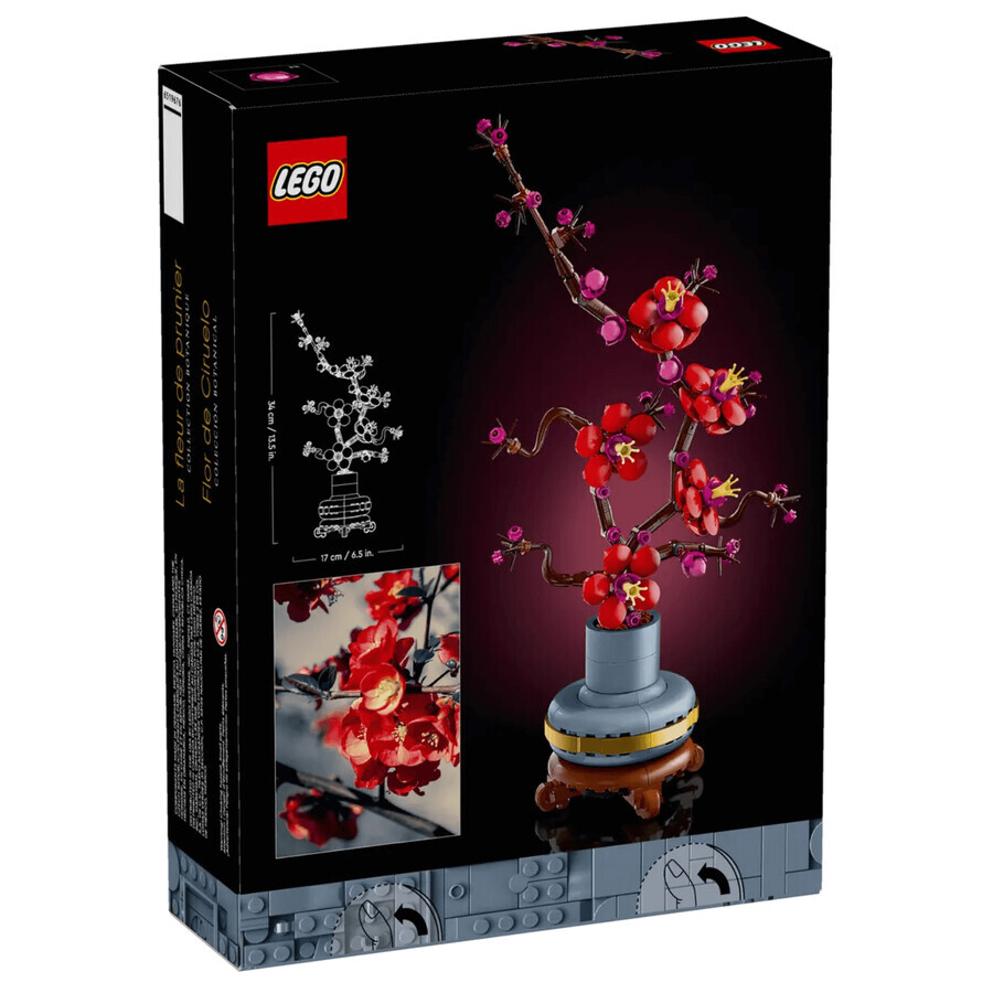 Collection botanique Plum Blossom, 18+ ans, 10369, Lego