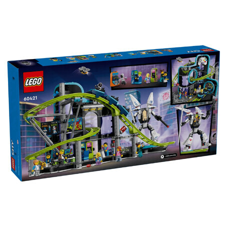 Montagne russe Robot World City, 8+ ans, 60421, Lego, Lego