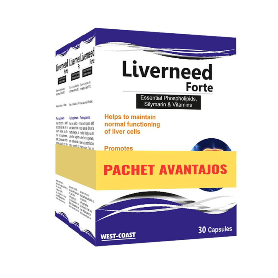 Pack Liverneed Forte 3x30 gélules, EsVida Pharma