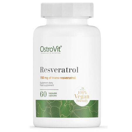 Resvératrol, 60 gélules végétales, OstroVit