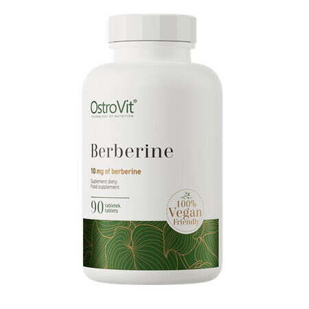 Berbérine, 90 comprimés végétariens, OstroVit