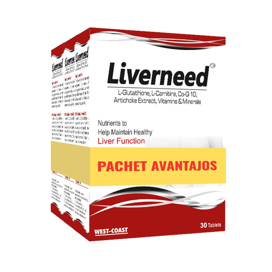 Pack Liverneed 3x30 comprimés, EsVida Pharma