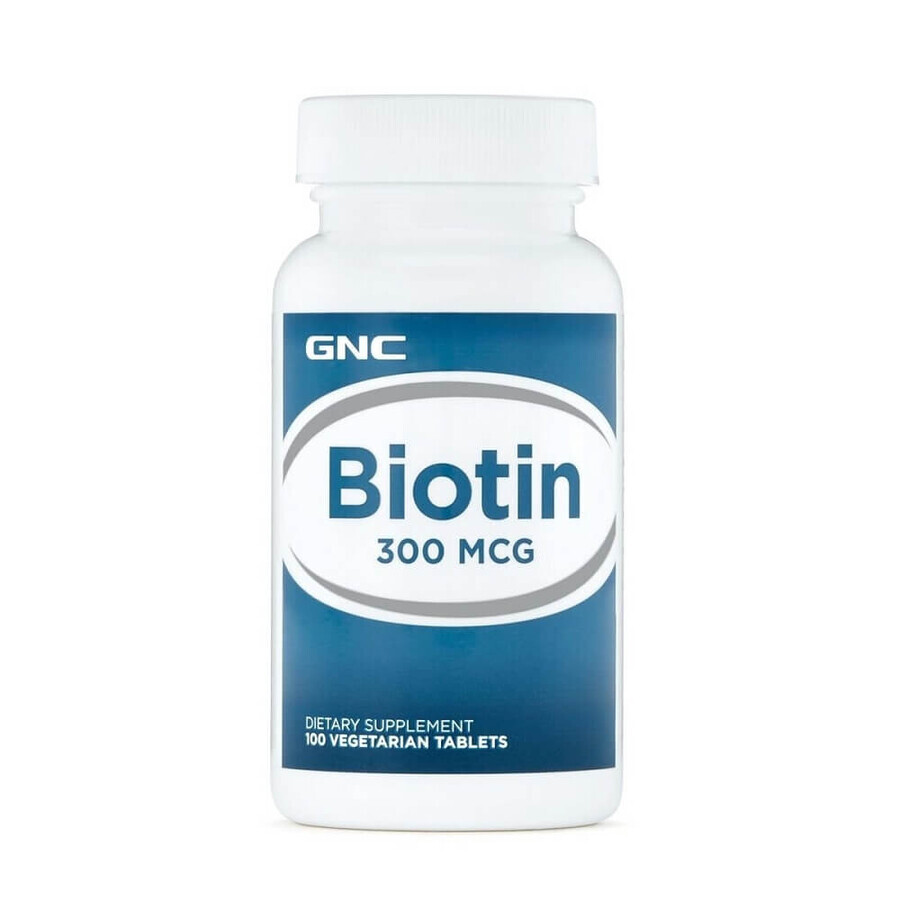 Biotine 300 mcg (255811), 100 comprimés, GNC