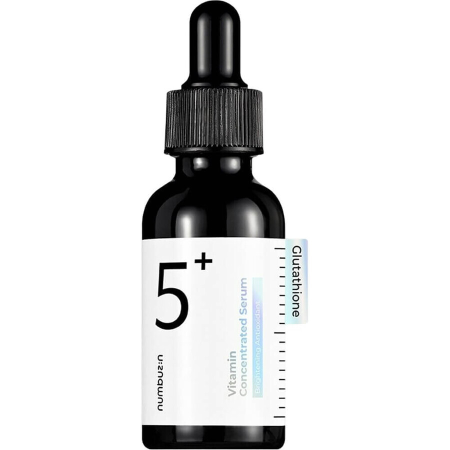 No.5 Sérum éclaircissant concentré de vitamines pour le visage, 30 ml, Numbuzin