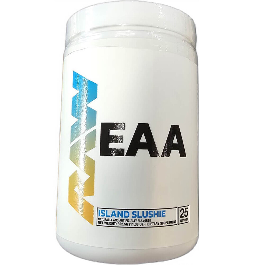 Aminoacidi essenziali EAA Island Slushie, 322,5 g, Raw Nutrition