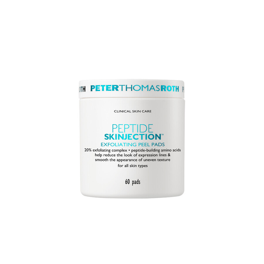 Peptide Skinjection Exfoliating Peptide Skinjection Exfoliating Gezichtspeelingsschijven, 60 stuks, Peter Thomas Roth