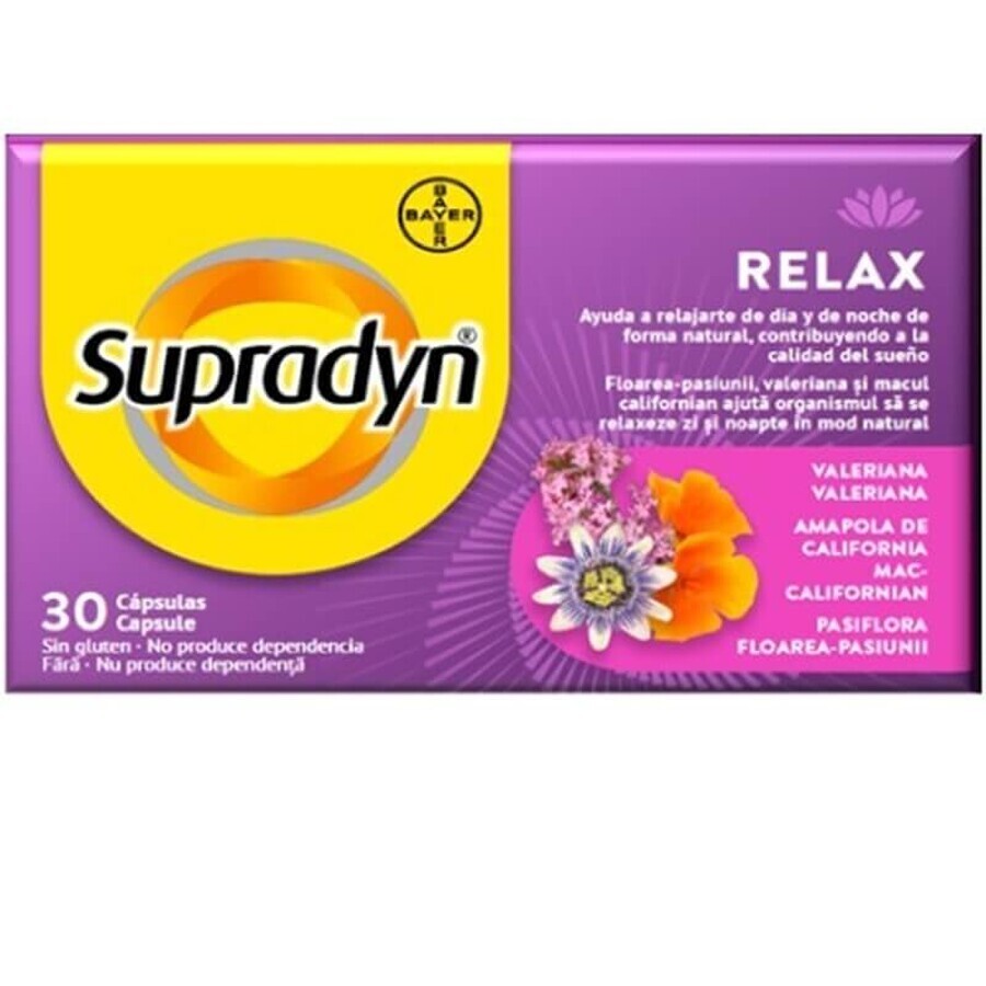 Supradyn Relax, 30 cápsulas, Bayer