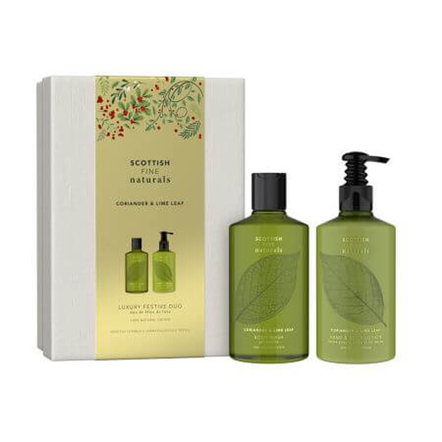 Set festiv duo, Scottish Fine Naturals, 2 x 300 ml, Scottish Fine Soaps