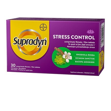 Supradyn Stress Control, 30 filmomhulde tabletten, Bayer