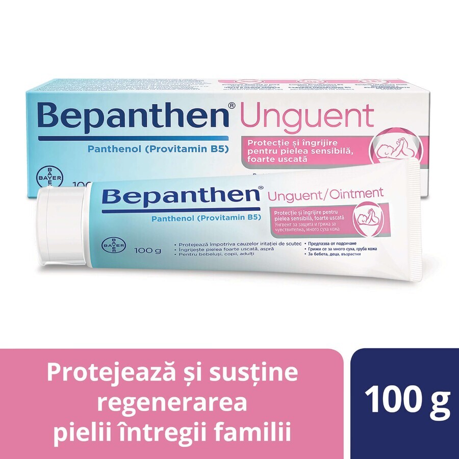 Bepanthen Pommade pour l'érythème fessier, 100 g, Bayer