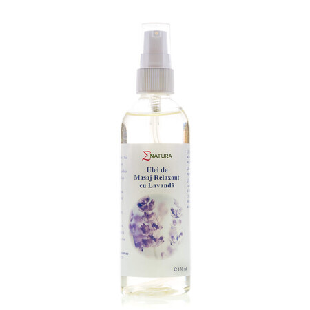 Huile de massage relaxante à la lavande, 150 ml, Enatura