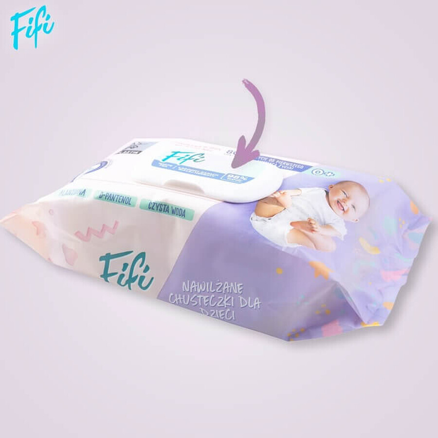 Opharm Fifi set, lingettes humides pour enfants, 10 x 80 pièces