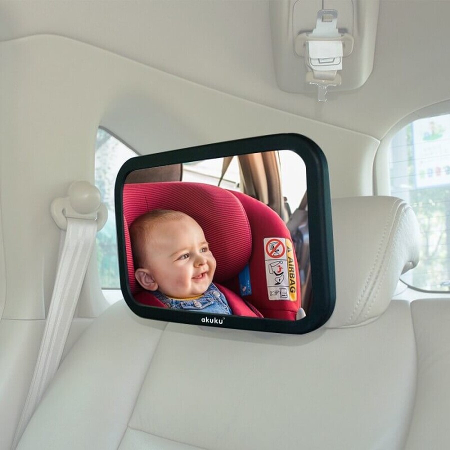 Ackuku, miroir réglable pour garder un œil sur votre enfant dans la voiture, 1 pc