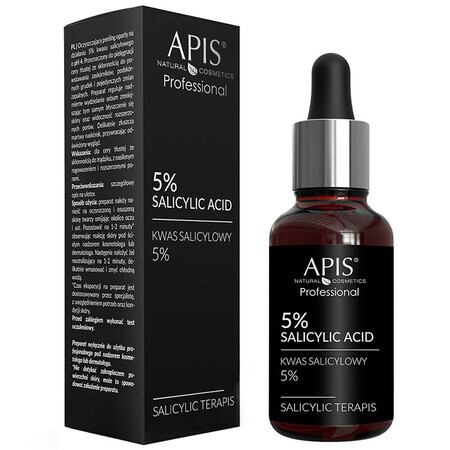 Apis Professional Acide salicylique 5%, peeling purifiant, 30 ml