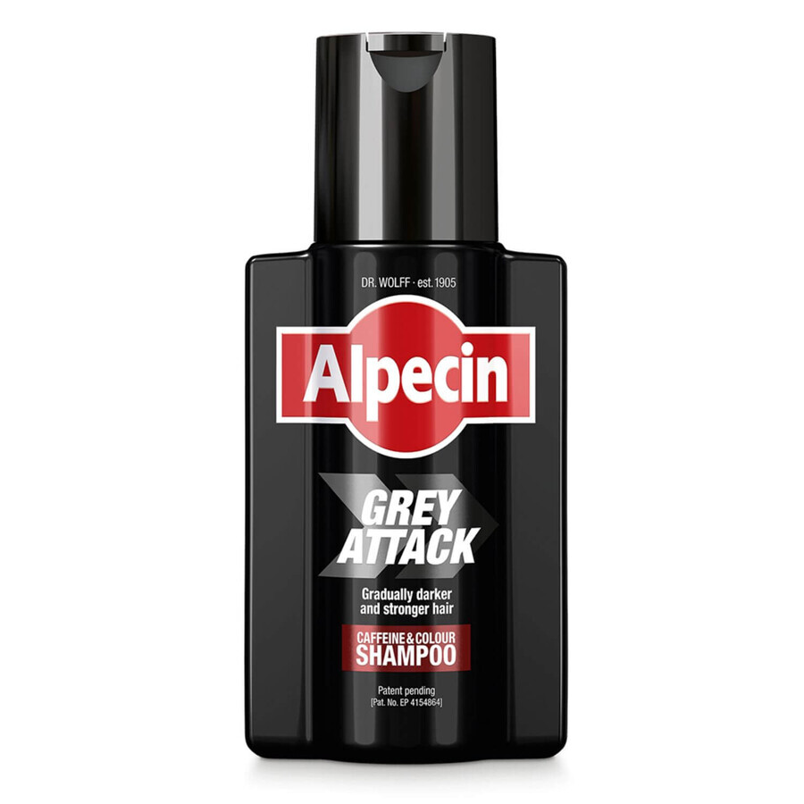 Alpecin Grey Attack Caffeine & Colour, coloring shampoo 200 ml