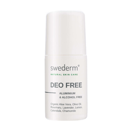 Swederm Deo Free, desodorante natural sin aluminio ni alcohol, 50 ml