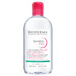 Set Bioderma Sensibio, Defensive, suero, 30 ml + H2O, loción micelar, 500 ml + almohadillas cosméticas, 3 piezas