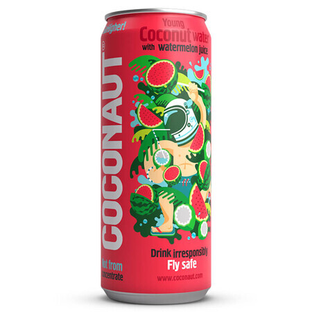 Coconaut eau de coco jeune avec jus de pastèque, 320 ml