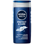 Set Nivea Men Get Protected, douchegel 250 ml + crème 75 ml + antitranspirant roll-on 50 ml