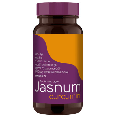 Jasnum Curcumina, 60 capsule