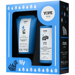 Yope Men's set, Cleansing Energy gel nettoyant pour le visage, 150ml + Save my Hair shampooing anti-chute, 300ml